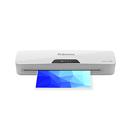 Fellowes® Halo™ 125 Thermal  Laminator With 25 ImageLast Pouches, 12-1/2" Width, White