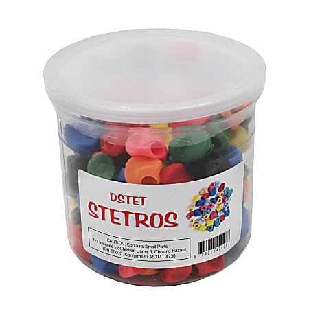Musgrave Pencil Co. Inc. Stetro Pencil Grips, 1" x 1", Multicolor, Pack Of 144