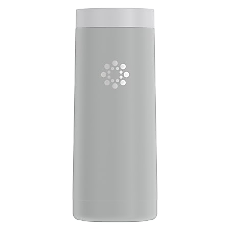 LifeFactory Stainless Steel Vacuum-Insulated Tumbler, 16 Oz, Stone Gray