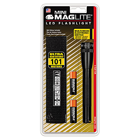 Maglite 3V Mini LED Flashlight, Black