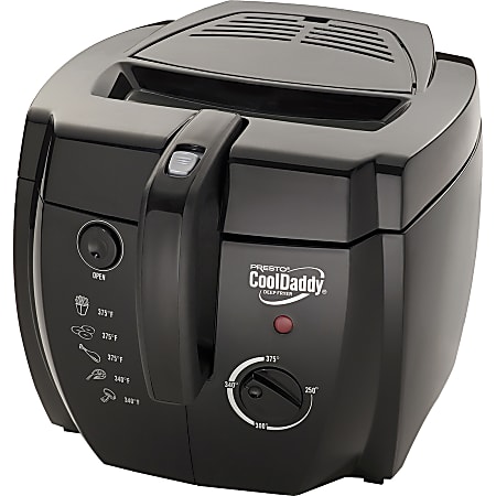 Presto CoolDaddy 2.01 Quart Deep Fryer Black - Office Depot