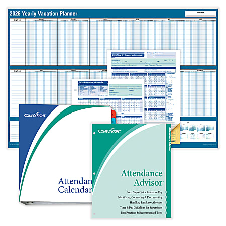 ComplyRight® 2026 Attendance Tracking Set