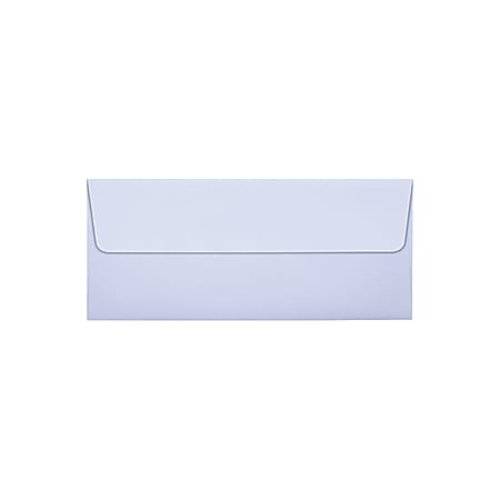 LUX #10 Square-Flap Invitation Envelopes, Gummed Seal, Lilac, Pack Of 250