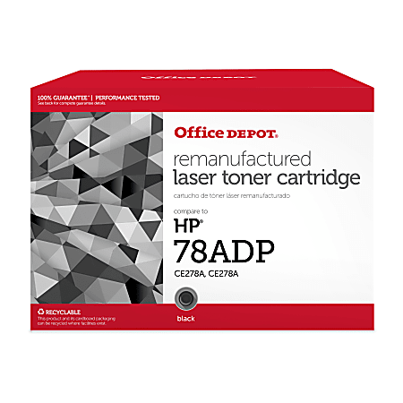 Office Depot® Brand Remanufactured Black Toner Cartridge Replacement For HP 78ADP