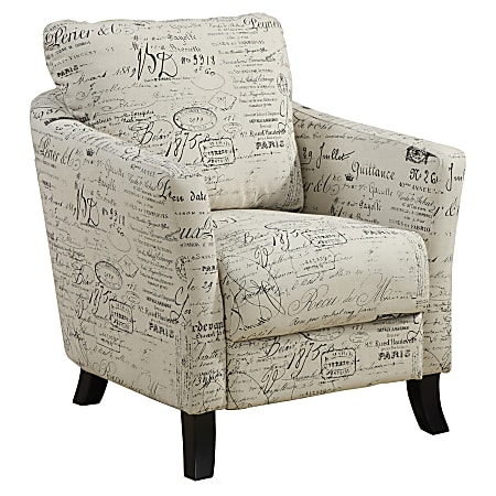 Monarch Specialties Natasha Accent Chair, Beige