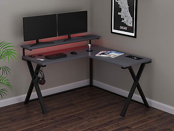 Z line designs mobile best sale workstation desk black