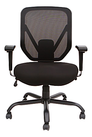 Lorell SOHO Big Tall Mesh Back Chair Black Office Depot