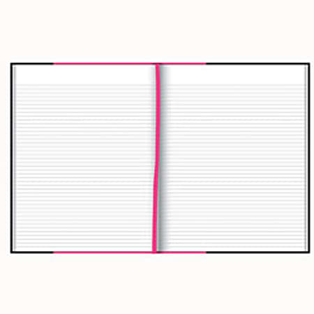 Mead® Pink & Black Notebook, 12" x 8"