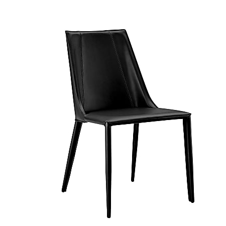 Eurostyle Kalle Side Chair, Black