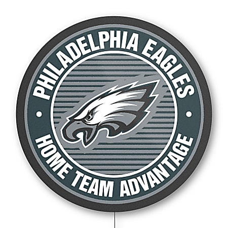 Imperial NFL Home Team Advantage LED Lighted Sign, 23" x 23", Philadelphia Eagles