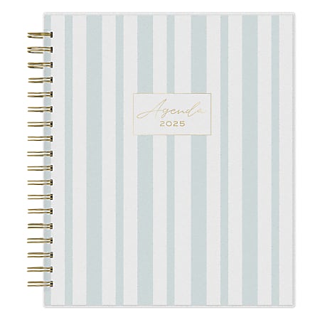 Blue Sky 2025 Day Designer Daily/Monthly Planning Calendar, 8 x 10 , Soft Blue, January 2025 To December 2025