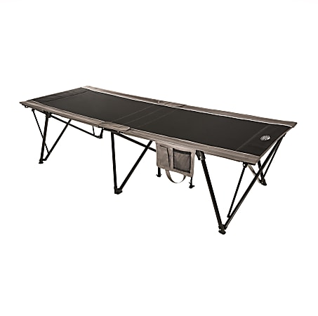 Kamp-Rite Oversize Kwik Cot, 22"H x 33"W x 84"D, Black/Tan