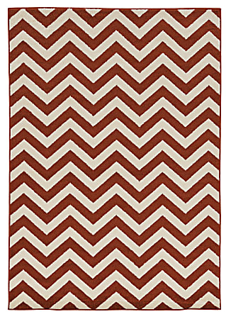 Honora Area Rug, 5' x 7', Calliope Terracotta/Ivory