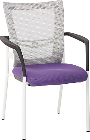 Office Star™ Low-Back Mesh Visitors Chair, Purple