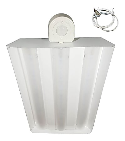 LumenFocus PBL Premium LED High Bay Hang Kit Sensor 2 130 Watts 5000K 16875 Lumens Office Depot