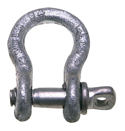 419 3/8" 1T Self-Colored Carbon Anchor Shackle With