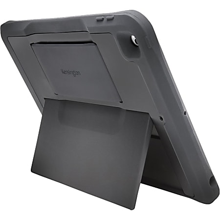 Kensington BlackBelt Carrying Case for 9.7" Apple iPad (6th Generation), iPad (5th Generation) Tablet - Drop Resistant, Anti-slip, Impact Resistant - Silicone Strap - Hand Strap - Bulk