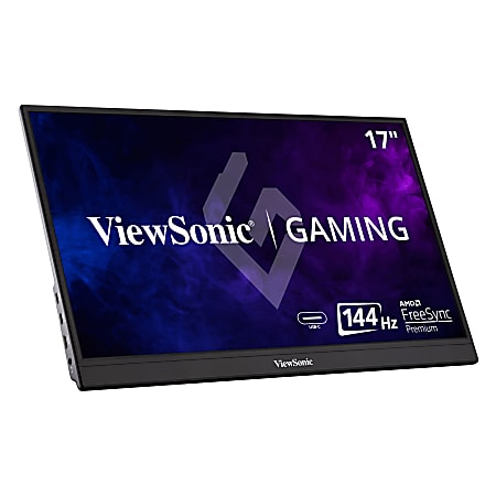 ViewSonic® VX1755 17.2" Portable 1080p 144Hz IPS Gaming Monitor, FreeSync Premium