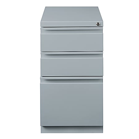 Hirsh® 20"D Vertical 3-Drawer Mobile Pedestal File Cabinet,