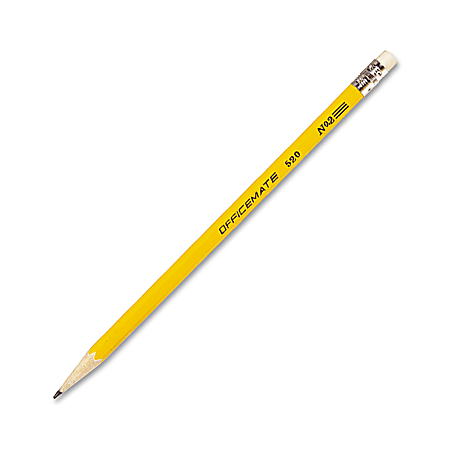 OIC® Nontoxic No. 2 Pencils, Medium Soft Lead, Pack Of 12 Pencils