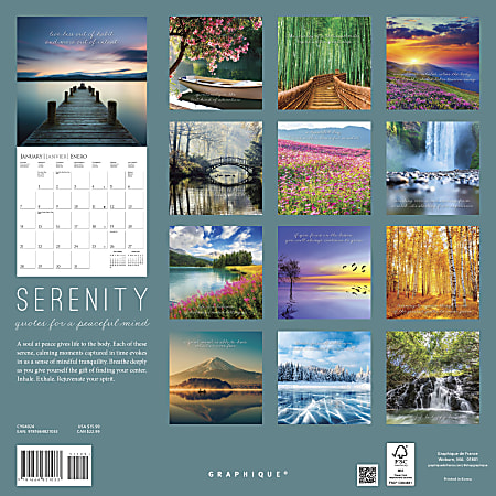 Calendar Ink, Monet 2024 Wall Calendar