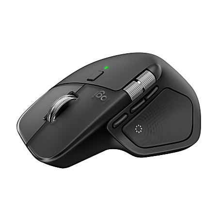 Logitech MX Master 4 Ergonomic Wireless Mouse with Advanced Performance Haptic Feedback, Bluetooth, Black, 910007560