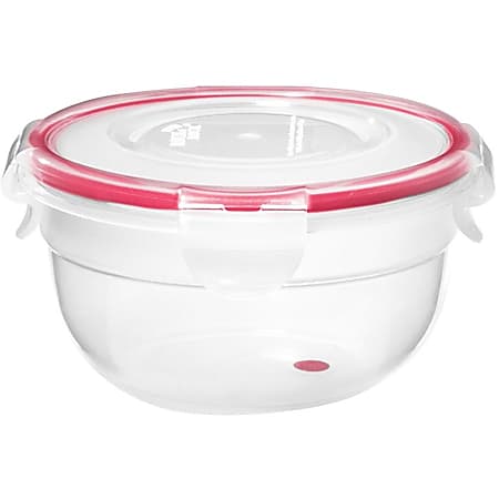 LocknLock Easy Match 480 ml Round Container - Dishwasher Safe - Microwave Safe - Clear - Polypropylene Body - 6 / Case