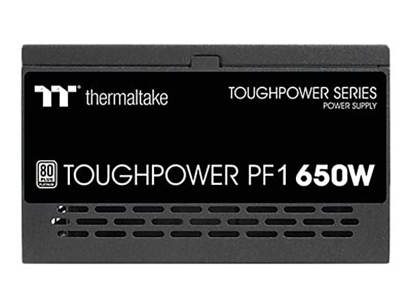 Thermaltake ToughPower PF1 TTP-650AH2FKP - TT Premium Edition - power supply (internal) - ATX12V - 80 PLUS Platinum - 650 Watt - active PFC - United States - black