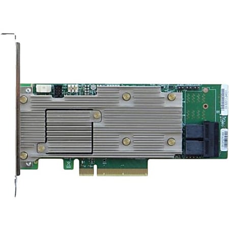 Intel Tri-Mode PCIe/SAS/SATA Full-Featured RAID Adapter, 8 Internal Ports - 12Gb/s SAS, Serial ATA/600 - RSP3DD080F