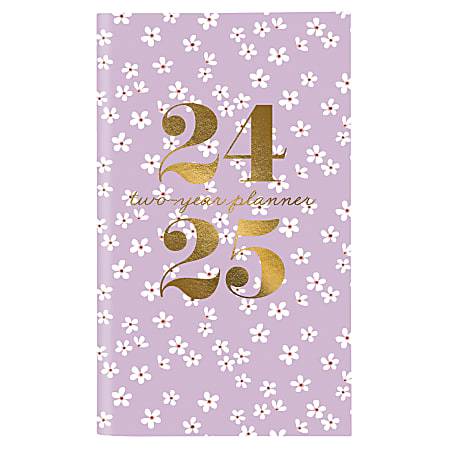 2023-2025 Graphique 29-Month Monthly Pocket Planner, 4" x 6", Purple, August 2023 To December 2025, 2Y02024 D