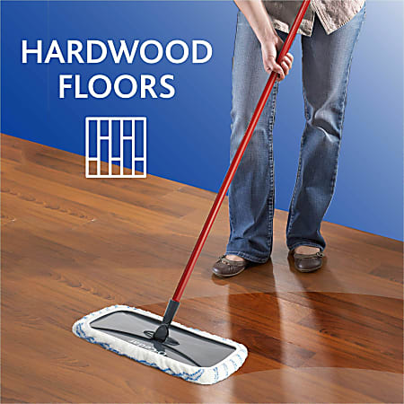 O-Cedar Hardwood Floor 'N More Microfiber Mop - MicroFiber - Multi - 1Each