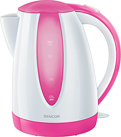 Sencor SWK1810WH Simple Electric Kettle, 1.8 Liter, Pink