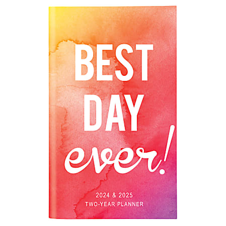 2023-2025 Graphique 29-Month Monthly Pocket Planner, 4" x 6", Best Day Ever, August 2023 To December 2025, 2Y02524D