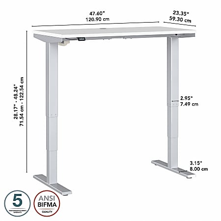 Belair Height Adjustable Standing Desk (All Sizes & Finishes) • atWork  Office Furniture Canada