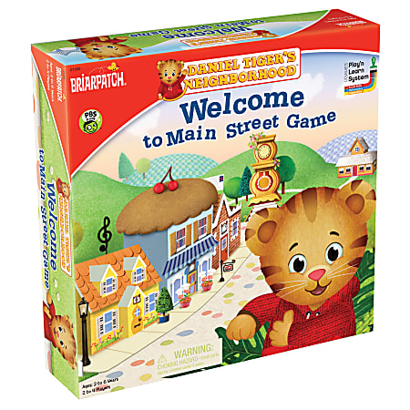 University Games Briarpatch Daniel Tiger's Neighborhood Welcome To Main Street Game