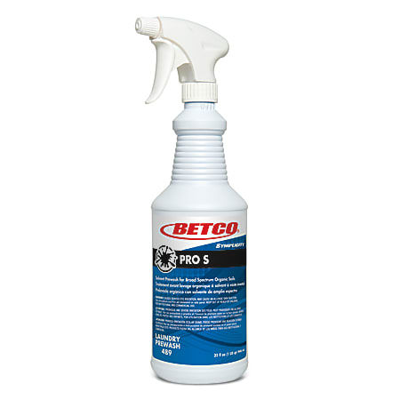 Betco® Symplicity™ Pro S Prewash, Citrus Scent, 32 Oz Bottle, Clear, Case Of 6