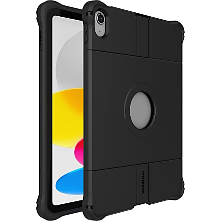 OtterBox iPad (10th Gen) uniVERSE Series Case - For Apple iPad (10th Generation) Tablet - Black - Synthetic Rubber, Polycarbonate - Rugged - 1
