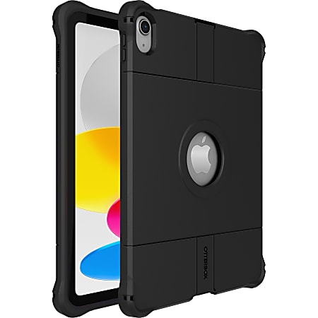 OtterBox iPad (10th Gen) uniVERSE Series Case - For Apple iPad (10th Generation) Tablet - Black - Synthetic Rubber, Polycarbonate - Rugged - 1 Pack