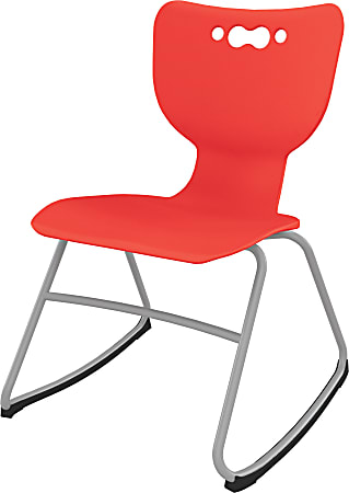 MooreCo Hierarchy No Arms Rocker Chair, Red