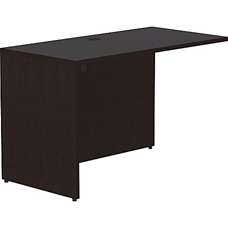 Lorell® Essentials 48"W Desk Return, Espresso