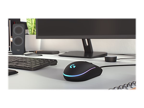 Logitech G203 LIGHTSYNC Wired Optical Gaming Mouse with 8,000 DPI sensor  Black 910-005790 - Best Buy
