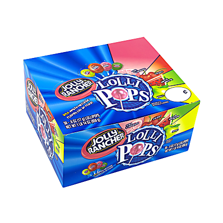 Jolly Rancher Lollipops, Pack Of 50