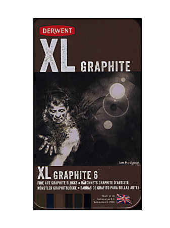 Derwent XL Graphite - Crayon - graphite (pack of 6)
