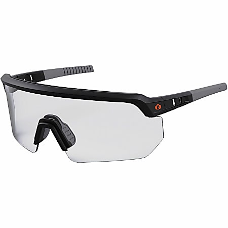 Ergodyne Safety Glasses, BK, Clear