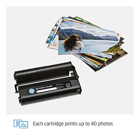 HP Sprocket X7N07A Portable Photo Printer - Office Depot