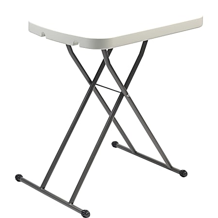 Iceberg IndestrucTable Small Space Personal Table, Platinum