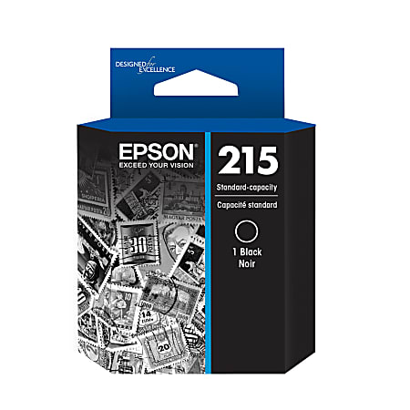 Epson® 215 Black Ink Cartridge, T215120-S