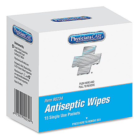 Acme Alcohol-Free Cleansing Wipes, Blues, Box Of 15