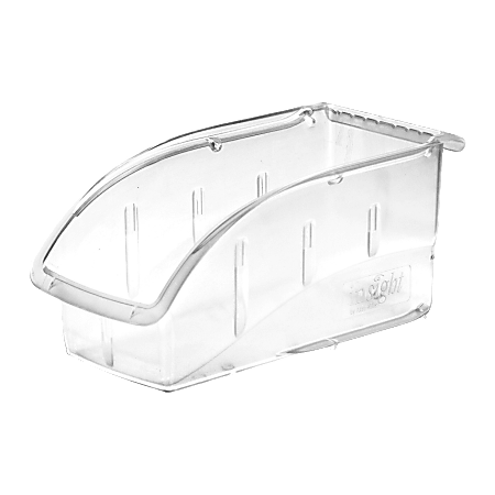 Akro-Mils Insight Supply Bin, Small Size, 5 1/4" x 5 1/2" x 10 7/8", Clear