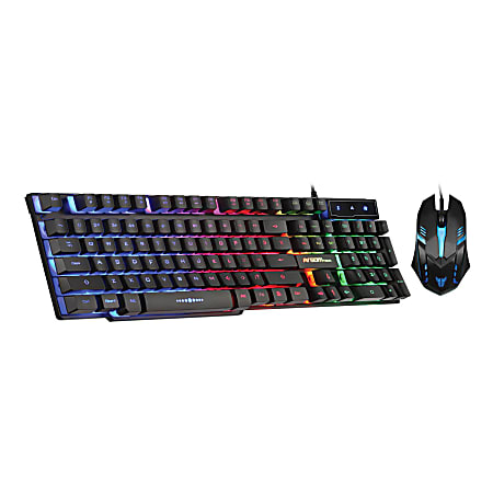 Argom Tech Combat Gaming Keyboard And Mouse Combo, Full Size, A00522